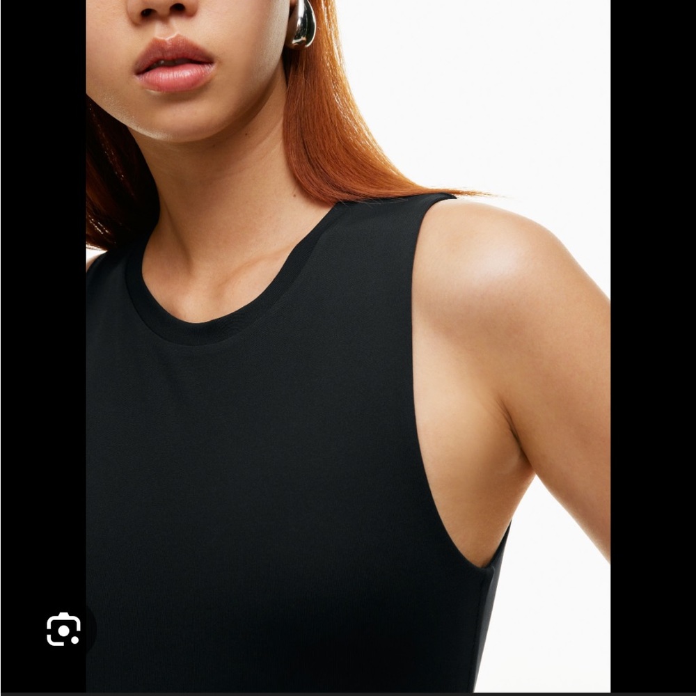 Babaton Black Sleeveless Bodysuit